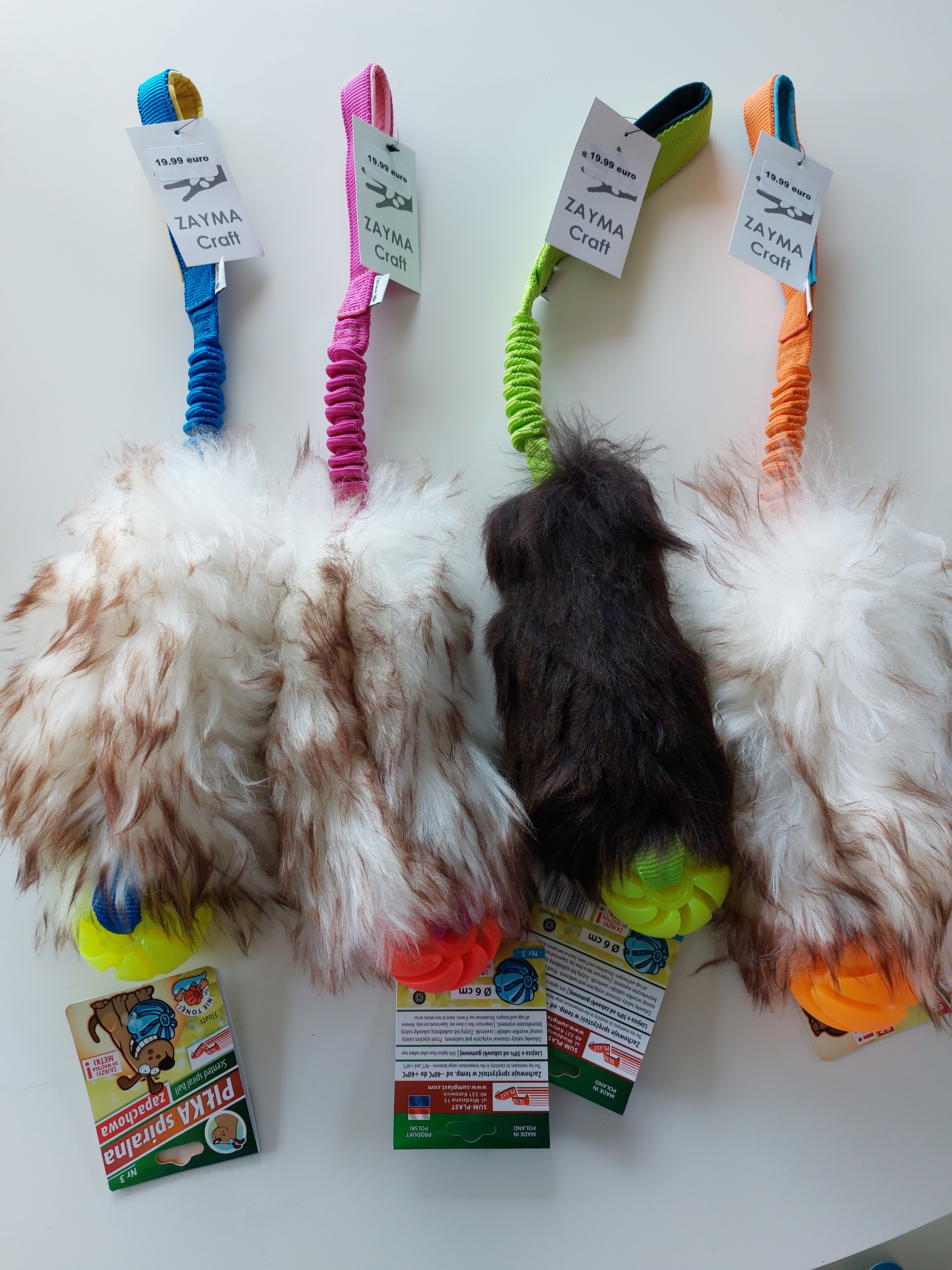  Sheepskin bungee with SUM-PLAST spirall ball