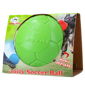 Jolly Soccer Ball groen ( met appelgeur )