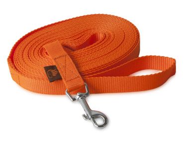 Firedog Tracking leash 20 mm classic snap hook  orange