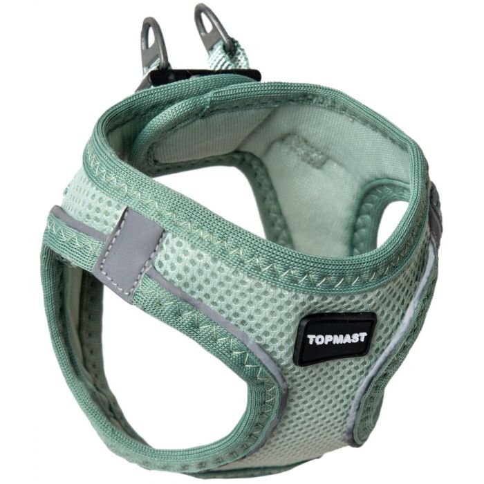 TOPMAST AIRMESH HONDENTUIG - CLICK & GO - VERSTELBAAR - MINT