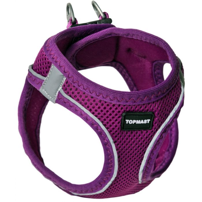 TOPMAST AIRMESH HONDENTUIG - CLICK & GO - VERSTELBAAR - PAARS