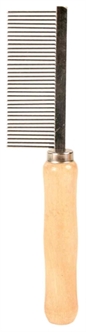 TRIXIE KAM MIDDEL HOUT / METALEN TANDEN 18 CM