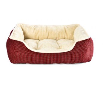 TOPMAST HONDENBED MOLLY - CLASSIC RED - 56 X 46 X 16 CM